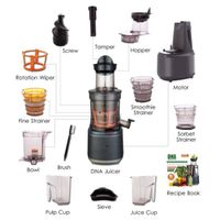 DNA Raw Press Slow Juicer Charcoal